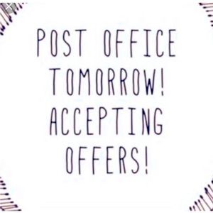 Accepting reasonable offers.